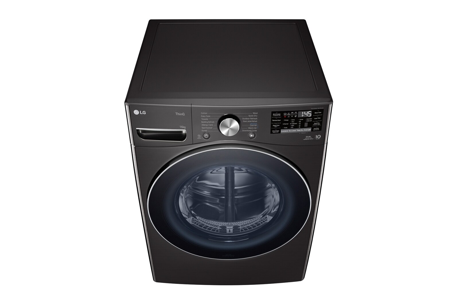 LG 16kg A+++ Dual Inverter Heat Pump Dryer in Black Finish, RH16U8JVCW