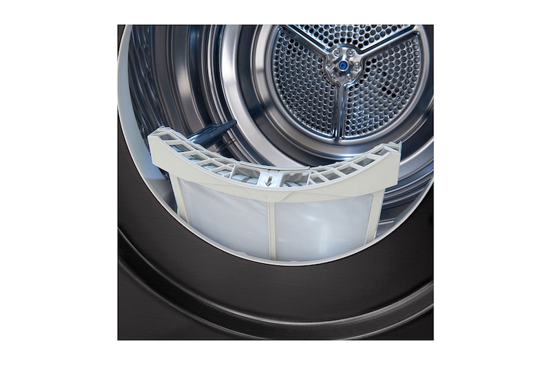 LG 9kg A+++ -10 Dual Inverter Heat Pump Dryer in Black Finish, RH90V9JV2N