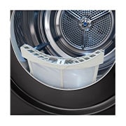 LG 9kg A+++ -10 Dual Inverter Heat Pump Dryer in Black Finish, RH90V9JV2N