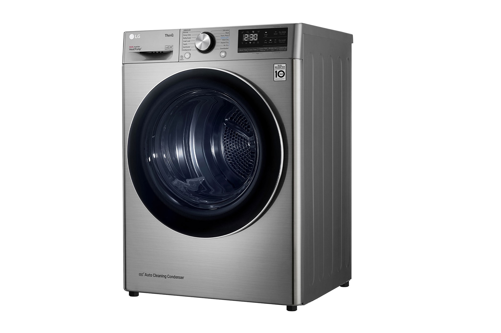 LG 9kg A+++ Dual Inverter Heat Pump Dryer in Stainless Finish, RH90V9PV8N