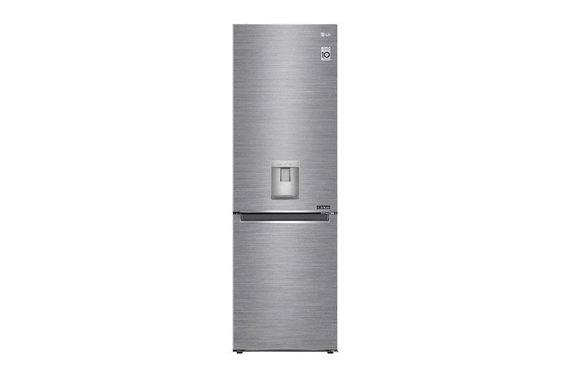 Front view of 373L Silver, Bottom Freezer, Inverter Linear Compressor GC-F459NLJZ