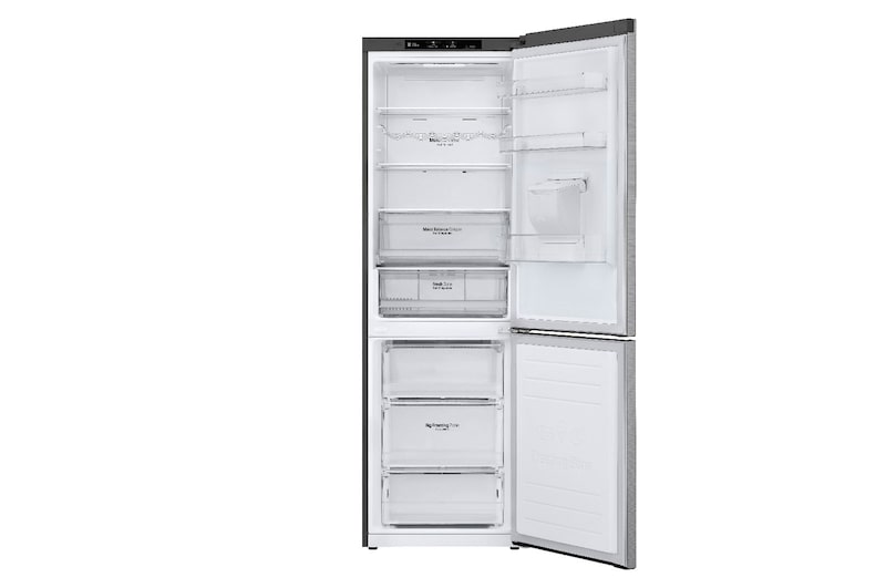 LG 373L Silver, Bottom Freezer, Inverter Linear Compressor, GC-F459NLJZ