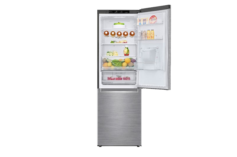 LG 373L Silver, Bottom Freezer, Inverter Linear Compressor, GC-F459NLJZ
