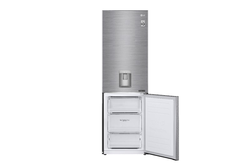LG 373L Silver, Bottom Freezer, Inverter Linear Compressor, GC-F459NLJZ