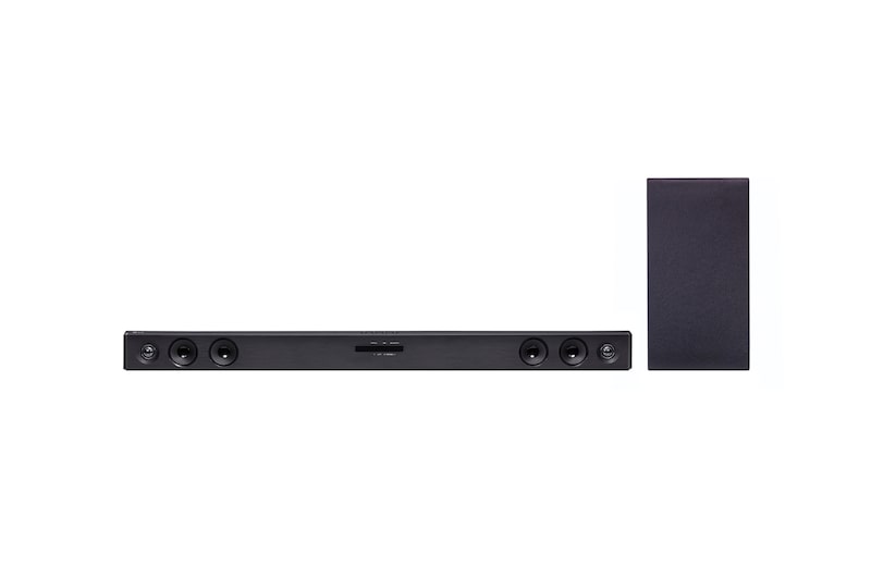 LG SQC2 2.1Ch 300W Soundbar with Wireless Subwoofer and Bluetooth, SQC2