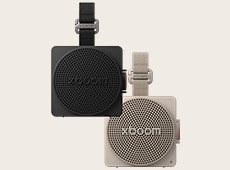 xboom Mini Black and xboom Mini Warm Grey