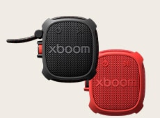 xboom Rock Black and xboom Rock Red