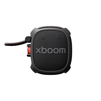 Front view of LG xboom Rock by will.i.am | Bluetooth speaker with extreme durability for outdoors ROCK
