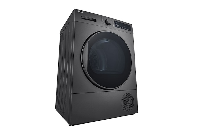 LG 8kg A++ Heat Pump Dryer in Black Finish, RH80T2SP7RM