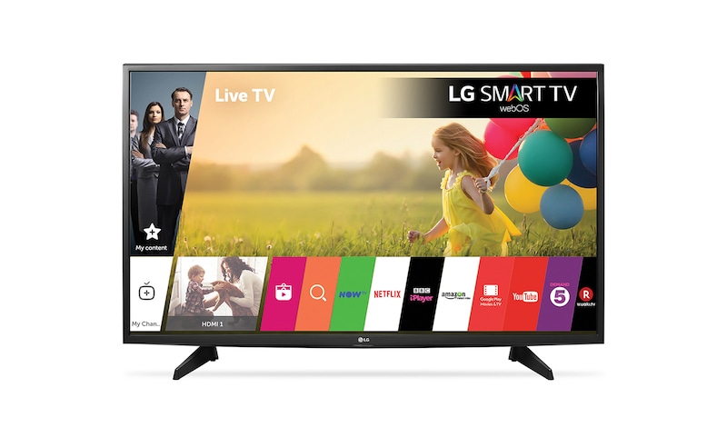 LG 43" Metallic Design Smart Digital TV , 43LH590V