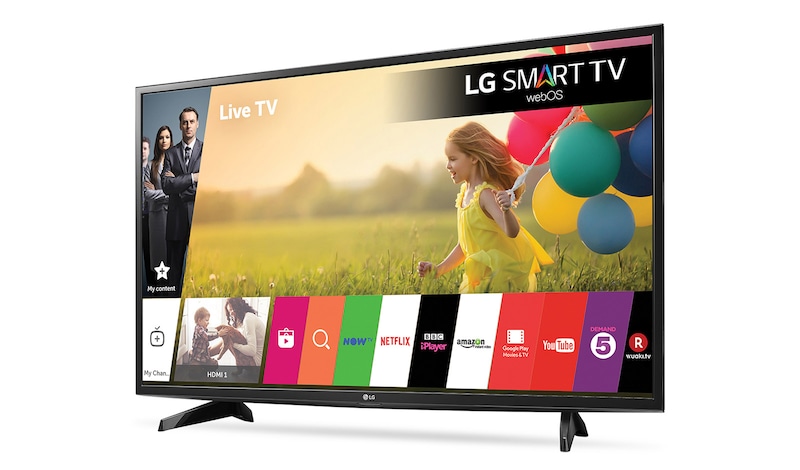 LG 43" Metallic Design Smart Digital TV , 43LH590V