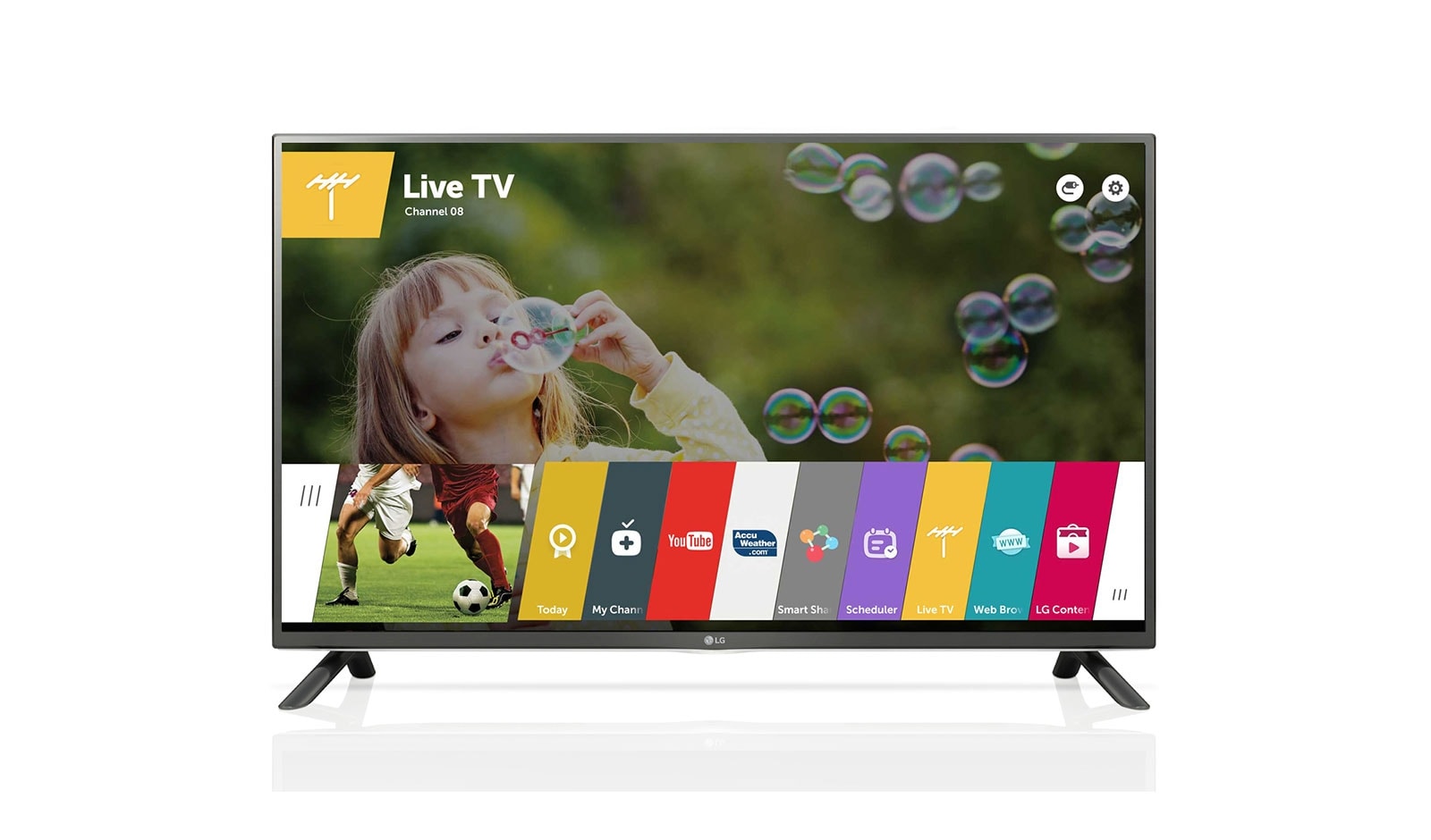 Front view of LG 50&#34; LED SMART TV 50LF650T