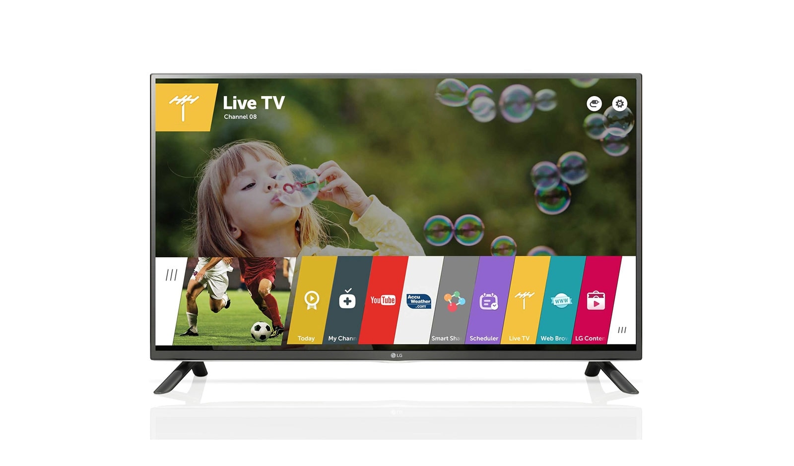 Front view of LG 55&#34; LED SMART TV 55LF650T