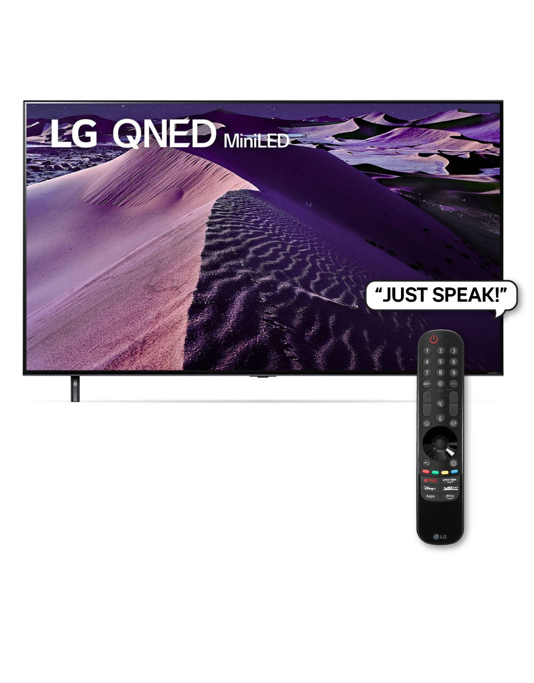 LG 55'' QNED 4K UHD MiniLED 120HZ Smart TV with Magic Remote, HDR