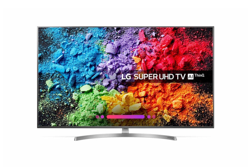 LG NanoCell TV 55 inch SK8000 Series NanoCell Display 4K HDR Smart LED TV w/ ThinQ AI, 55SK8000PVA