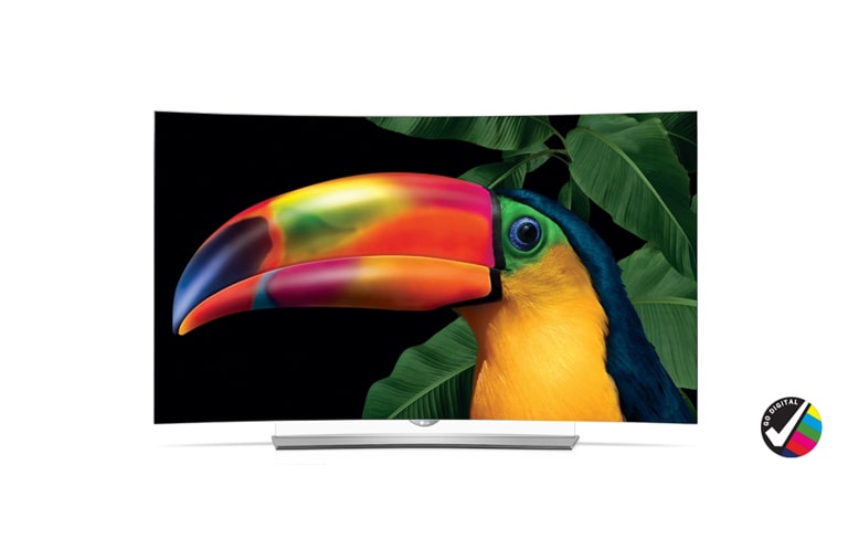 Front view of  65&#34; Curved OLED 4K Digital TV 65EG960T