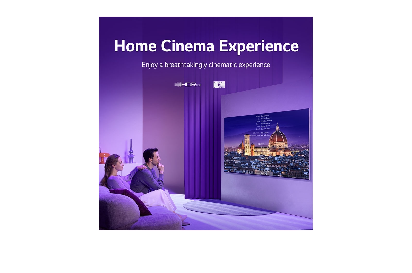 LG 65'' QNED 4K 120Hz ThinQ AI Smart TV with Magic Remote, HDR & webOS, 65QNED806QA