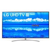 Front view of LG NanoCell TV 65 inch SM9500 Series Cinema Screen Design 4K Cinema HDR WebOS Smart TV w/ ThinQ AI Full Array Dimming 65SM9500PVA