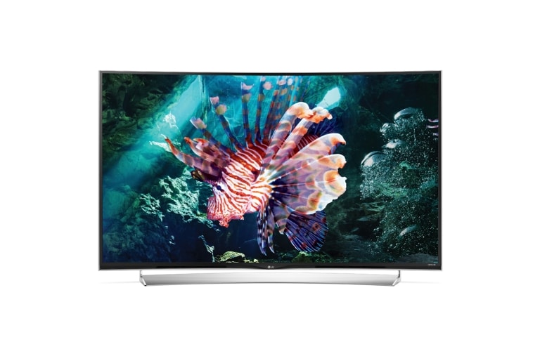 Front view of 65&#34; Metallic Design Ultra HD TV 65UG870T