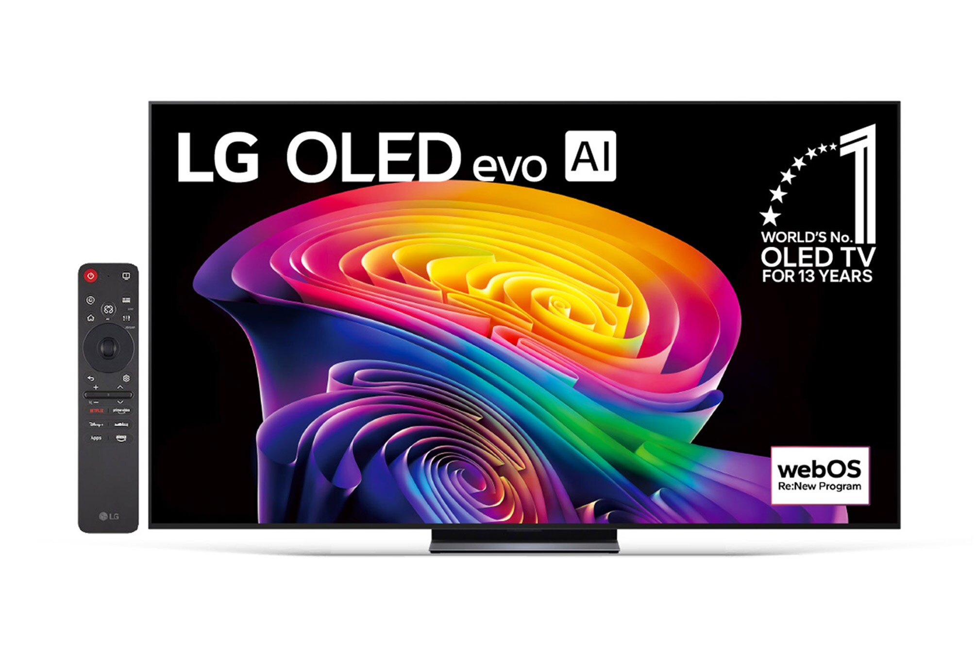 83 inch LG OLED evo AI C6 4K Smart TV 2026 + 55 inch LG OLED evo