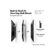 LG 165cm (65'') OLEDevo G3 Gallery Edition 4K 120Hz SMART TV with Magic Remote, HDR & webOS, OLED65G36LA