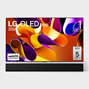LG 65 Inch LG OLED evo G4 4K Smart TV Dolby Vision 2024 - Wall Mount Version, OLED65G46LA