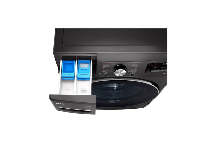 LG 21kg Front Loader Washer with AI DD™ & Steam in Black Finish, F0P2CYV2E