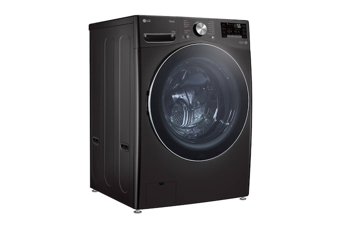 LG 21kg Front Loader Washer with AI DD™ & Steam in Black Finish, F0P2CYV2E
