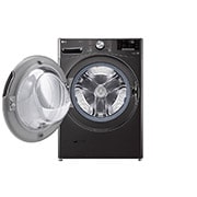 LG 21kg Front Loader Washer with AI DD™ & Steam in Black Finish, F0P2CYV2E