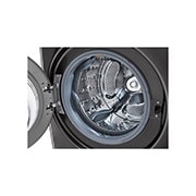 LG 21kg Front Loader Washer with AI DD™ & Steam in Black Finish, F0P2CYV2E
