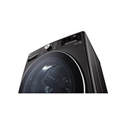 LG 21kg Front Loader Washer with AI DD™ & Steam in Black Finish, F0P2CYV2E