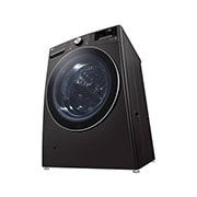 LG 21kg Front Loader Washer with AI DD™ & Steam in Black Finish, F0P2CYV2E