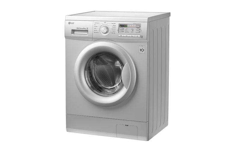 LG 6kg Silver Front Load Washing Machine, F10B8NDP25