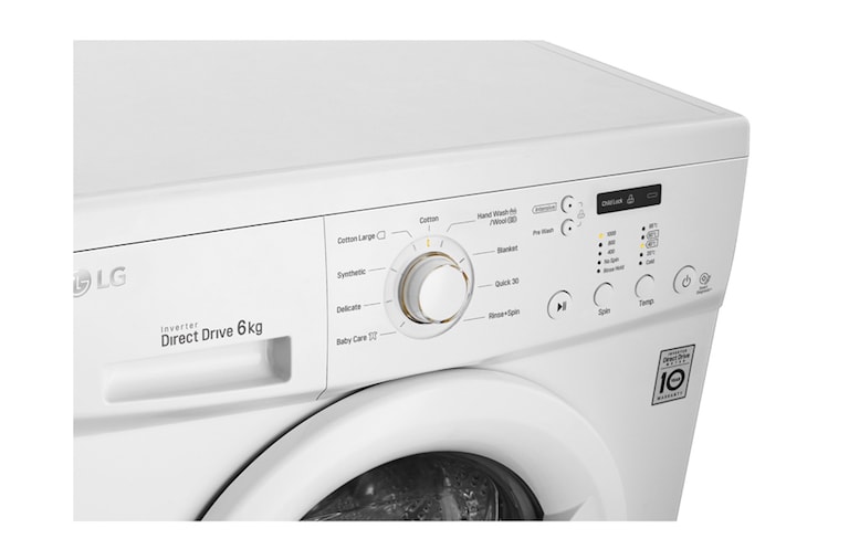 LG Front Load Washing Machine (6kg), F10B8NDP2