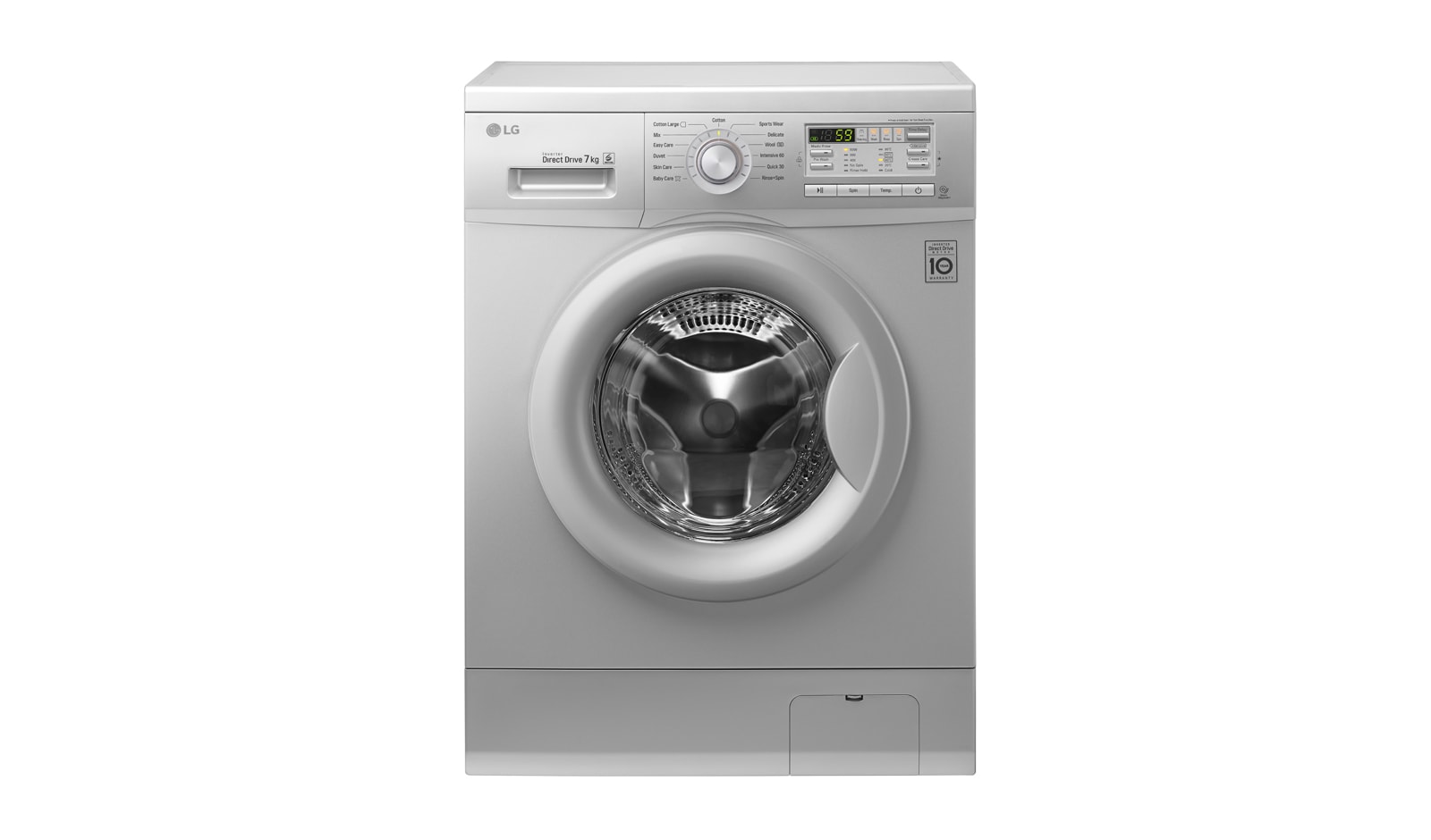 Washing Machines : 7kg White Front Loader Washing Machine F10C3QDP