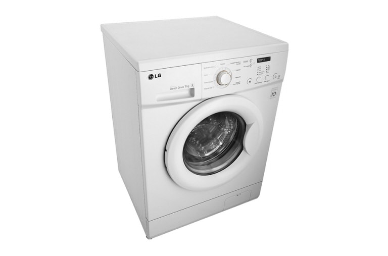 LG 7kg White  Front Loader Washing Machine, F10C3QDP