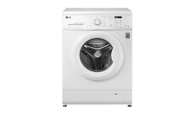 LG 7kg White  Front Loader Washing Machine, F10C3QDP