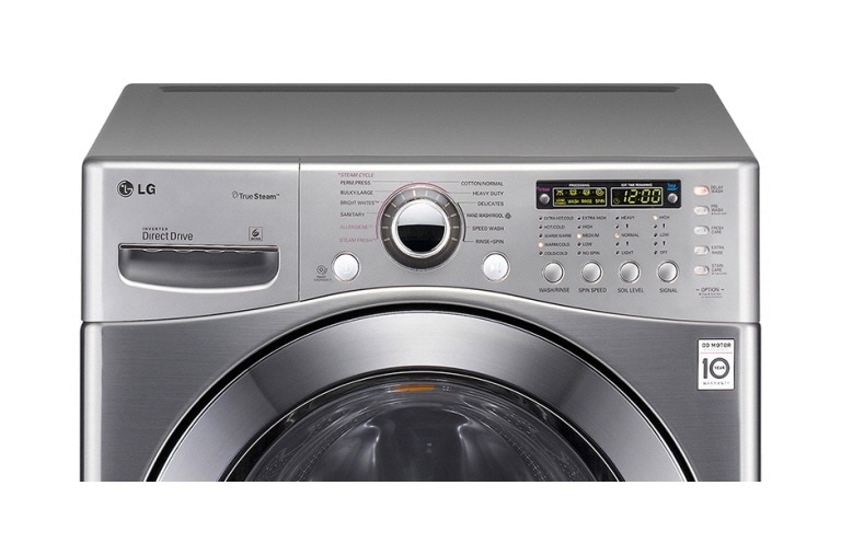 LG Stainless Silver Finish, 6 Motion Washer Dryer (17/9 kg), F1255RDS27