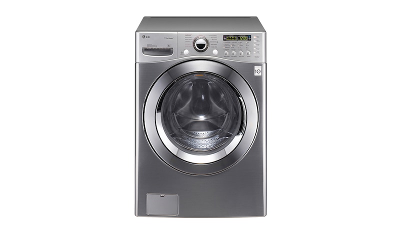 LG Stainless Silver Finish, 6 Motion Washer Dryer (17/9 kg), F1255RDS27