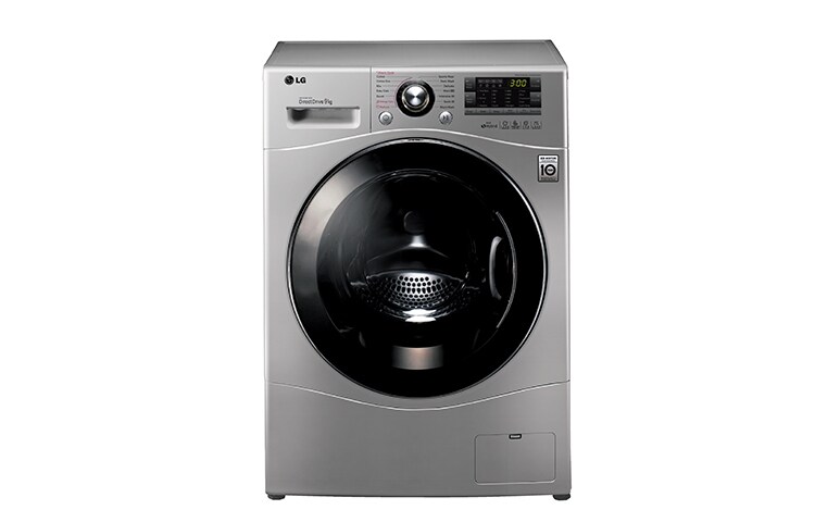 Front view of 9KG Steam Front Load Washing Machine - F14A8FDS25 F14A8FDS25