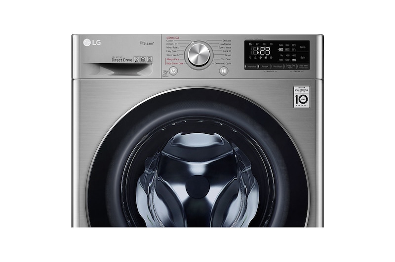 LG 8.5/5kg Front Loader Washer Dryer Combo with AI DD™ & Steam in Stainless Finish, F2V5GGP2T
