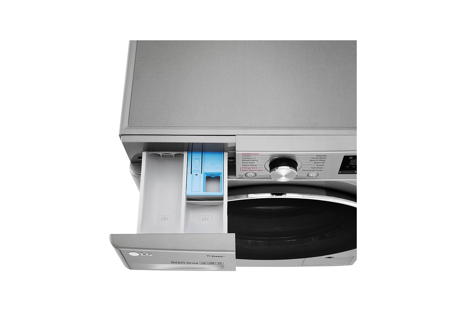 LG 8.5/5kg Front Loader Washer Dryer Combo with AI DD™ & Steam in Stainless Finish, F2V5GGP2T