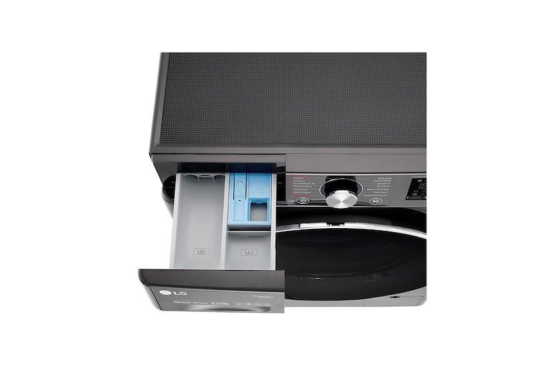 LG 8.5/5kg Front Loader Washer Dryer Combo with AI DD™ & Steam in Black Finish, F2V9GCP2E