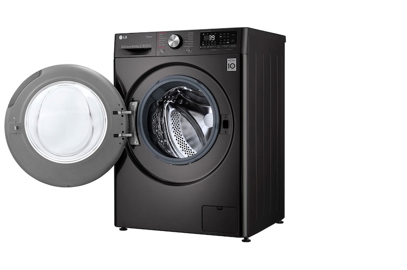 LG 8.5/5kg Front Loader Washer Dryer Combo with AI DD™ & Steam in Black Finish, F2V9GCP2E