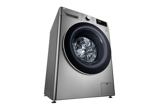 LG 10.5/7kg Front Loader Washer Dryer Combo with AI DD™ & Steam in Stainless Finish, F4V5RGP2T
