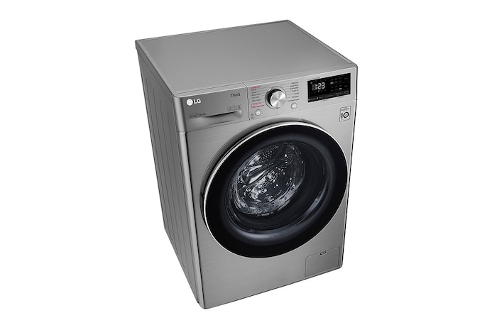 LG 10.5/7kg Front Loader Washer Dryer Combo with AI DD™ & Steam in Stainless Finish, F4V5RGP2T