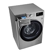LG 10.5/7kg Front Loader Washer Dryer Combo with AI DD™ & Steam in Stainless Finish, F4V5RGP2T