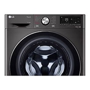 LG 12/8kg Front Loader Washer Dryer Combo with AI DD™ & Steam in Black Finish, F4V9BCP2E