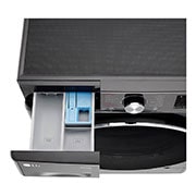 LG 12/8kg Front Loader Washer Dryer Combo with AI DD™ & Steam in Black Finish, F4V9BCP2E