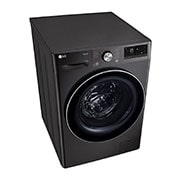LG 12/8kg Front Loader Washer Dryer Combo with AI DD™ & Steam in Black Finish, F4V9BCP2E
